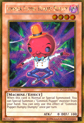 Gimmick Puppet Humpty Dumpty [PGLD-EN011] Gold Secret Rare | Event Horizon Hobbies CA