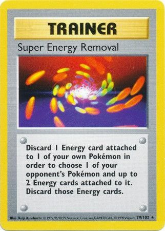 Super Energy Removal (79/102) [Base Set Shadowless Unlimited] | Event Horizon Hobbies CA