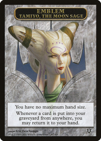 Emblem - Tamiyo, The Moon Sage [Avacyn Restored Tokens] | Event Horizon Hobbies CA