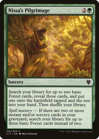 Nissa's Pilgrimage [Commander 2017] | Event Horizon Hobbies CA