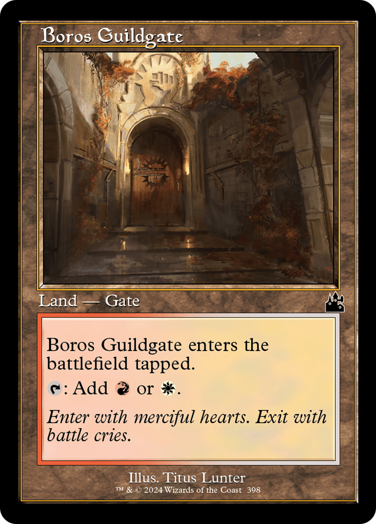 Boros Guildgate (Retro Frame) [Ravnica Remastered] | Event Horizon Hobbies CA