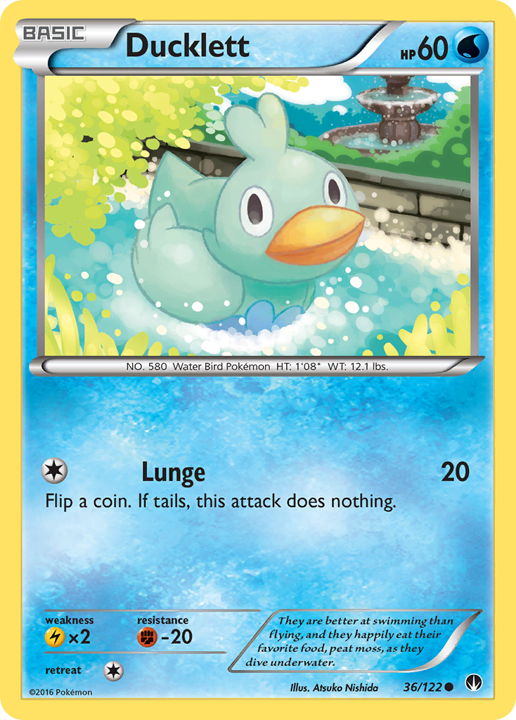 Ducklett (36/122) [XY: BREAKpoint] | Event Horizon Hobbies CA