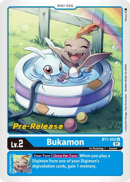 Bukamon [BT7-002] [Next Adventure Pre-Release Cards] | Event Horizon Hobbies CA