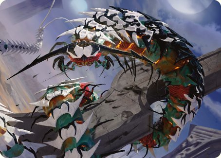 Atraxa's Skitterfang Art Card [Phyrexia: All Will Be One Art Series] | Event Horizon Hobbies CA