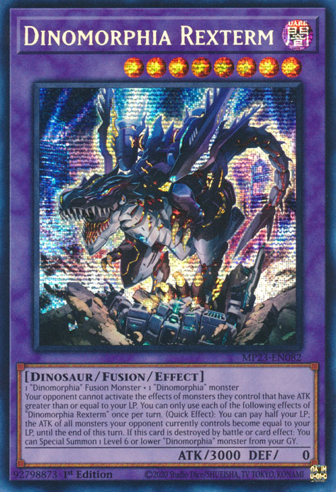 Dinomorphia Rexterm [MP23-EN082] Prismatic Secret Rare | Event Horizon Hobbies CA