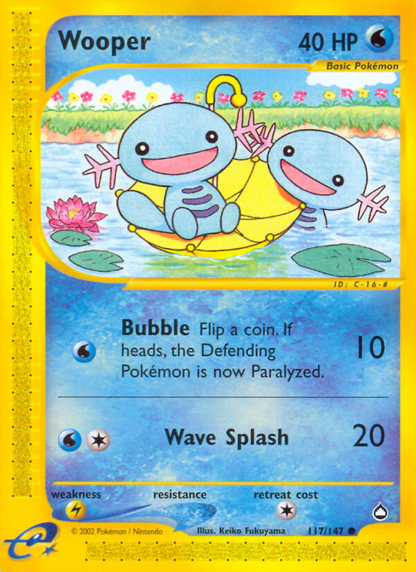 Wooper (117/147) [Aquapolis] | Event Horizon Hobbies CA