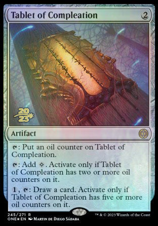 Tablet of Compleation [Phyrexia: All Will Be One Prerelease Promos] | Event Horizon Hobbies CA