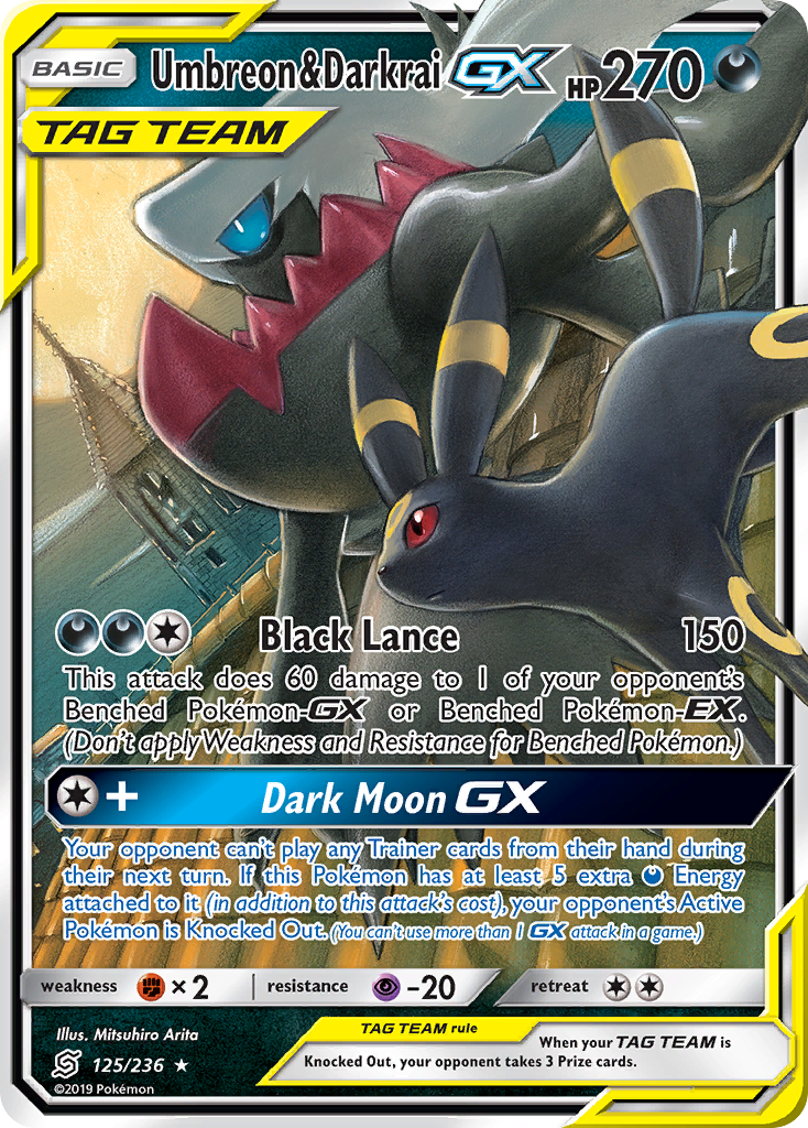 Umbreon & Darkrai GX (125/236) [Sun & Moon: Unified Minds] | Event Horizon Hobbies CA