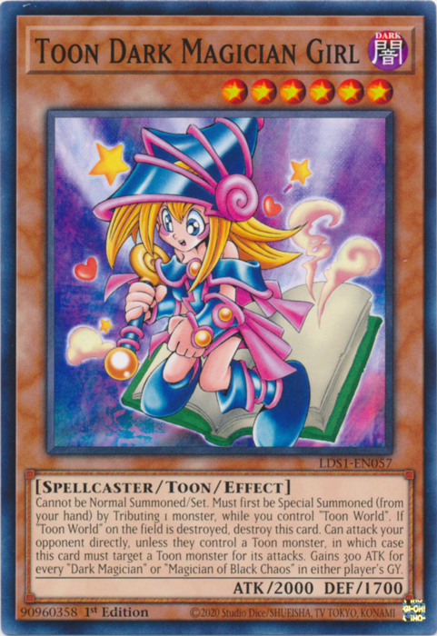 Toon Dark Magician Girl [LDS1-EN057] Common | Event Horizon Hobbies CA