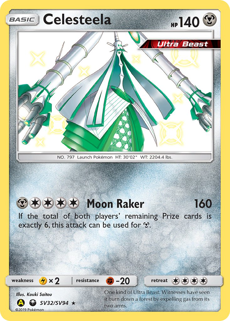 Celesteela (SV32/SV94) [Sun & Moon: Hidden Fates - Shiny Vault] | Event Horizon Hobbies CA