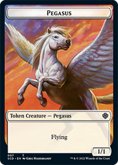 Pegasus // Faerie Double-Sided Token [Starter Commander Decks] | Event Horizon Hobbies CA