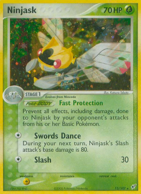 Ninjask (13/107) [EX: Deoxys] | Event Horizon Hobbies CA