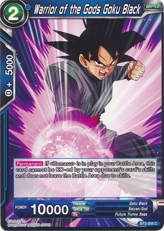 Warrior of the Gods Goku Black (BT2-055) [Union Force] | Event Horizon Hobbies CA