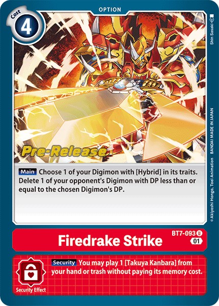 Firedrake Strike [BT7-093] [Next Adventure Pre-Release Cards] | Event Horizon Hobbies CA