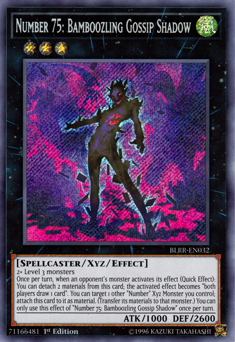 Number 75: Bamboozling Gossip Shadow [BLRR-EN032] Secret Rare | Event Horizon Hobbies CA