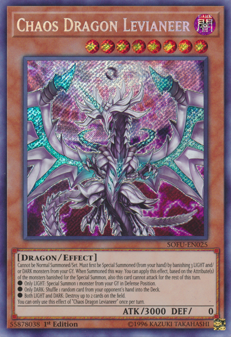 Chaos Dragon Levianeer [SOFU-EN025] Secret Rare | Event Horizon Hobbies CA