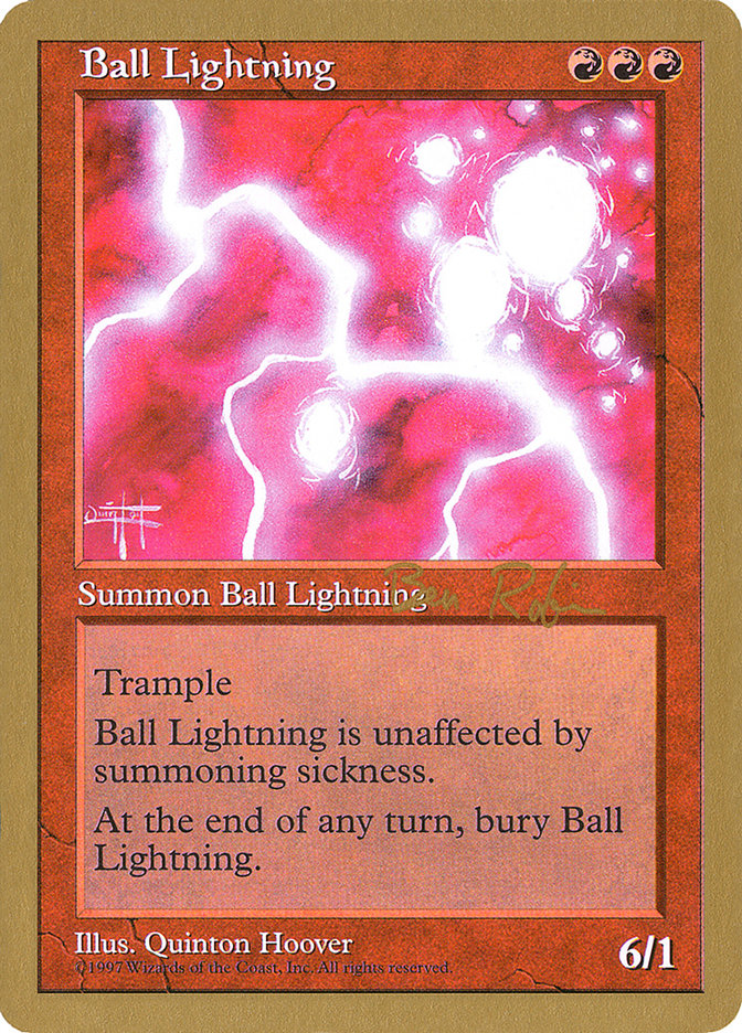 Ball Lightning (Ben Rubin) [World Championship Decks 1998] | Event Horizon Hobbies CA