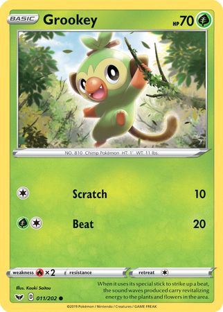 Grookey (011/202) (Premium Collection) [Sword & Shield: Base Set] | Event Horizon Hobbies CA