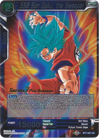 SSB Son Goku, the Sweeper (BT7-027_PR) [Assault of the Saiyans Prerelease Promos] | Event Horizon Hobbies CA