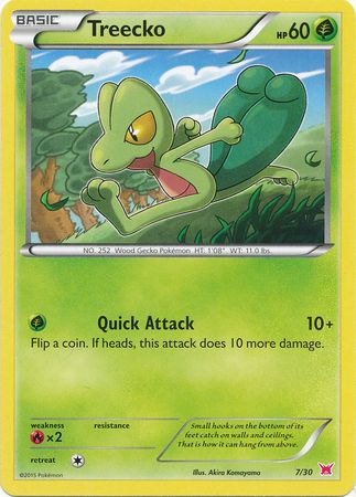 Treecko (7/30) [XY: Trainer Kit 2 - Latias] | Event Horizon Hobbies CA