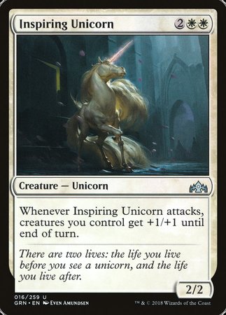 Inspiring Unicorn [Guilds of Ravnica] | Event Horizon Hobbies CA