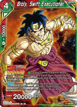 Broly, Swift Executioner (P-205) [Mythic Booster] | Event Horizon Hobbies CA