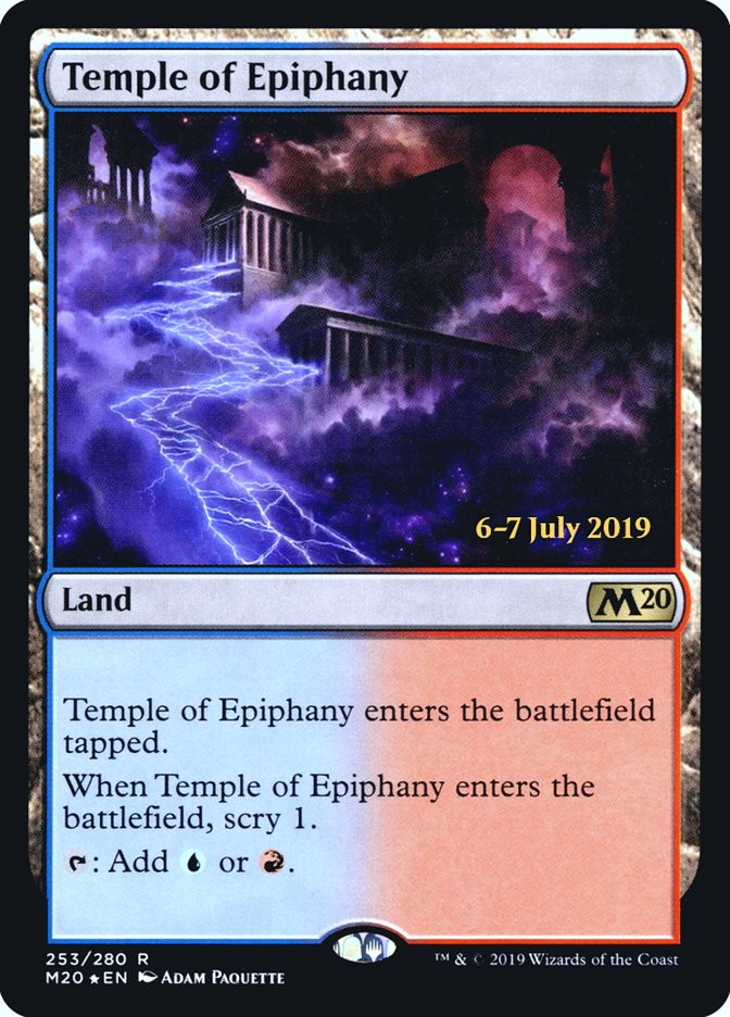 Temple of Epiphany  [Core Set 2020 Prerelease Promos] | Event Horizon Hobbies CA