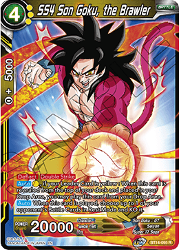 SS4 Son Goku, the Brawler (BT14-095) [Cross Spirits] | Event Horizon Hobbies CA