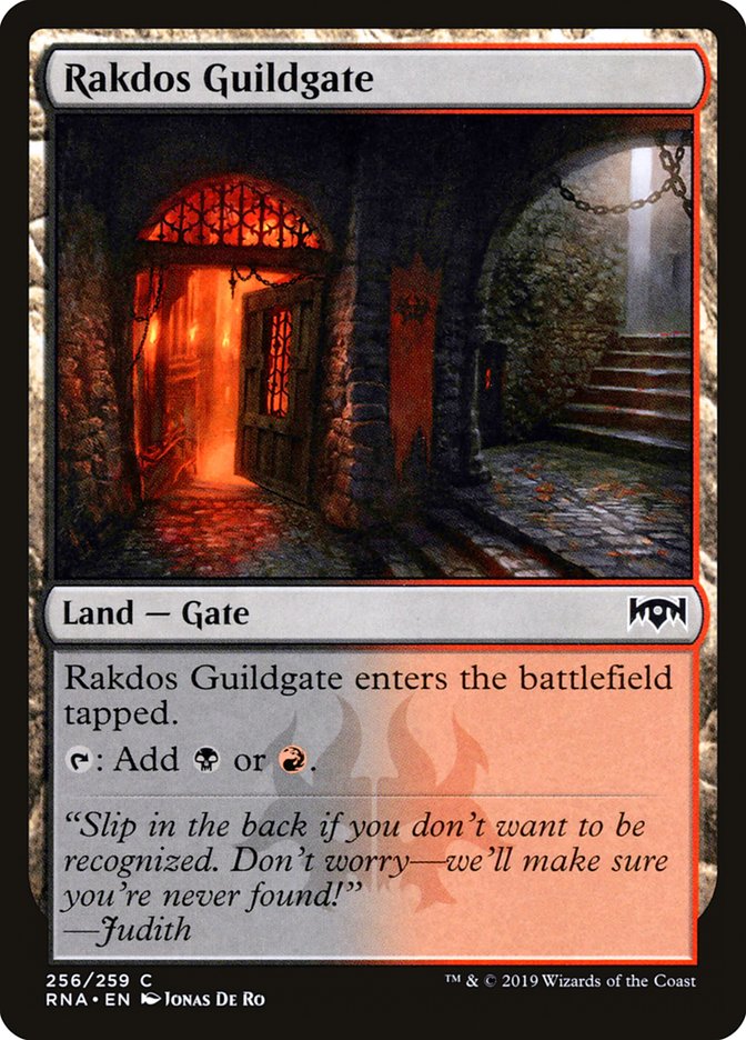 Rakdos Guildgate (256/259) [Ravnica Allegiance] | Event Horizon Hobbies CA