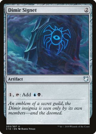 Dimir Signet [Commander 2018] | Event Horizon Hobbies CA