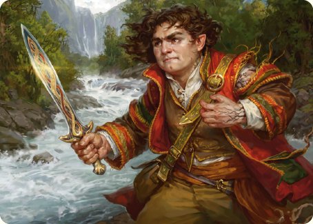 Frodo Baggins Art Card (16/81) [The Lord of the Rings: Tales of Middle-earth Art Series] | Event Horizon Hobbies CA