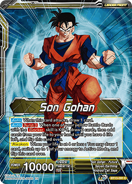 Son Gohan // 	SS Son Gohan, Hope of the Resistance (Common) (BT13-091) [Supreme Rivalry] | Event Horizon Hobbies CA