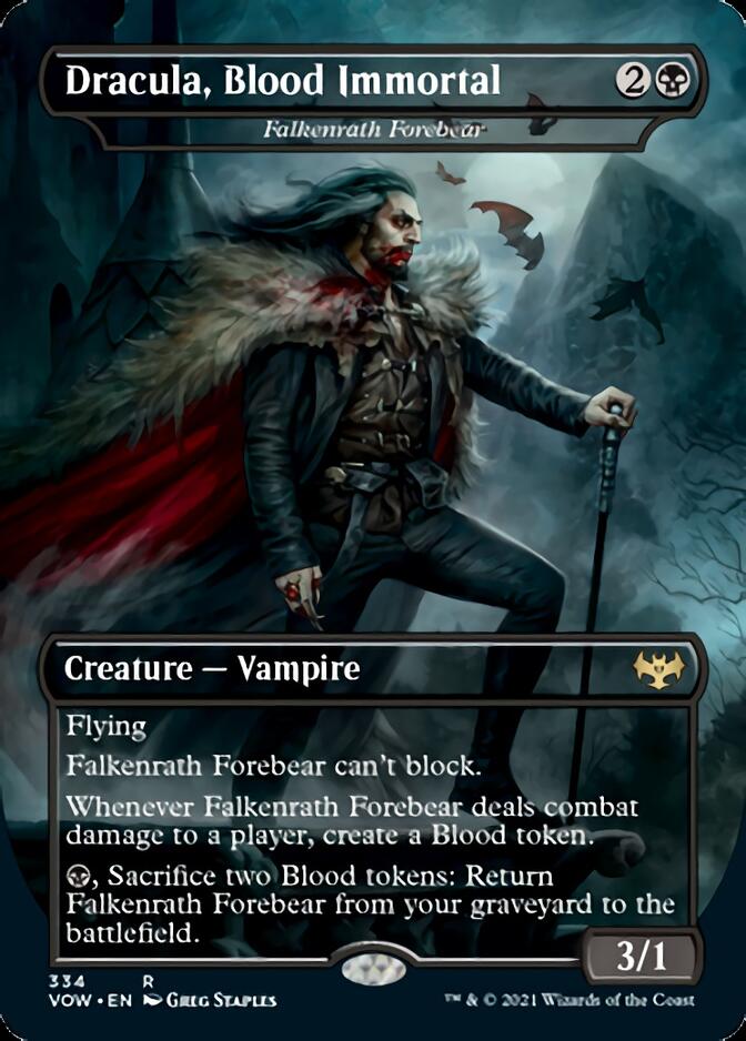 Falkenrath Forebear - Dracula, Blood Immortal [Innistrad: Crimson Vow] | Event Horizon Hobbies CA