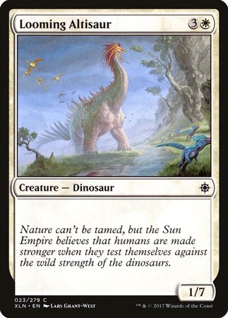 Looming Altisaur [Ixalan] | Event Horizon Hobbies CA