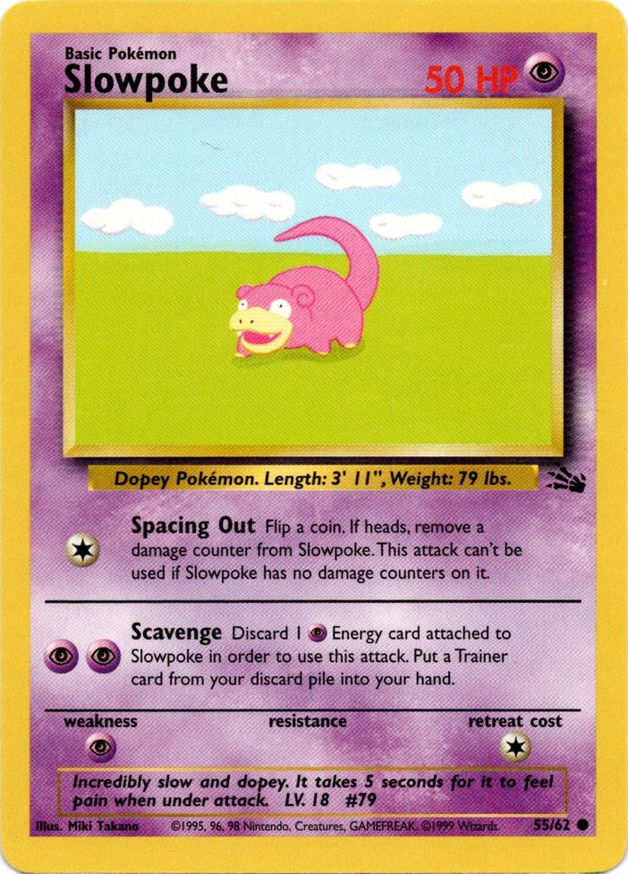 Slowpoke (55/62) [Fossil Unlimited] | Event Horizon Hobbies CA