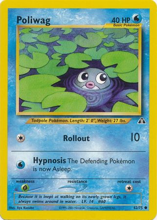 Poliwag (62/75) [Neo Discovery Unlimited] | Event Horizon Hobbies CA