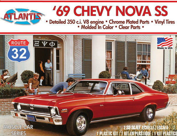 Model Kit - Atlantis - '69 Chevy Nova SS | Event Horizon Hobbies CA