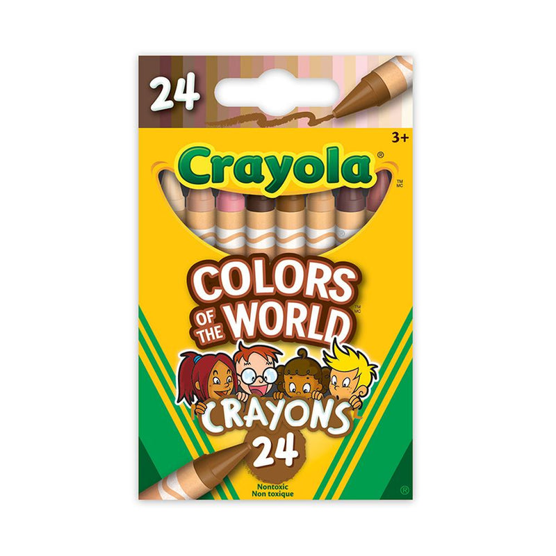 Crayola - Crayons, 24 Count - Colours of the World