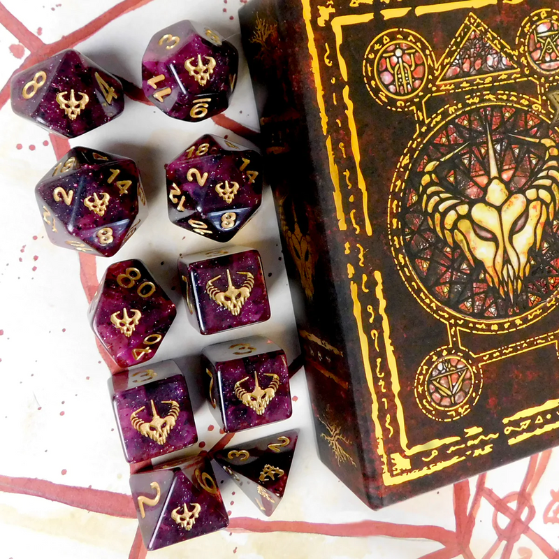 Dice - Infinite Black - Mythic Elder Dice