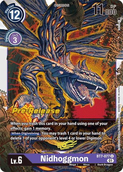 Nidhoggmon [BT7-077] [Next Adventure Pre-Release Cards] | Event Horizon Hobbies CA