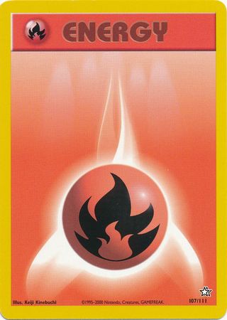 Fire Energy (107/111) [Neo Genesis Unlimited] | Event Horizon Hobbies CA