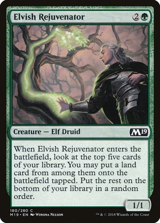 Elvish Rejuvenator [Core Set 2019] | Event Horizon Hobbies CA