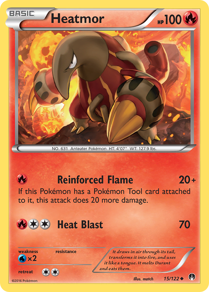 Heatmor (15/122) [XY: BREAKpoint] | Event Horizon Hobbies CA