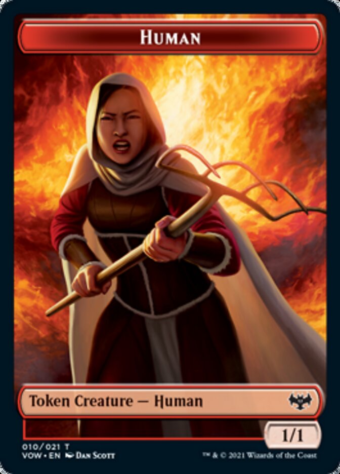 Human Token (010) [Innistrad: Crimson Vow Tokens] | Event Horizon Hobbies CA