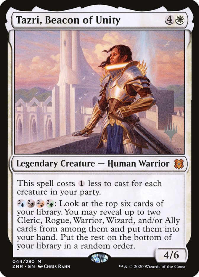 Tazri, Beacon of Unity (Promo Pack) [Zendikar Rising Promos] | Event Horizon Hobbies CA