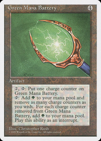 Green Mana Battery [Fourth Edition] | Event Horizon Hobbies CA