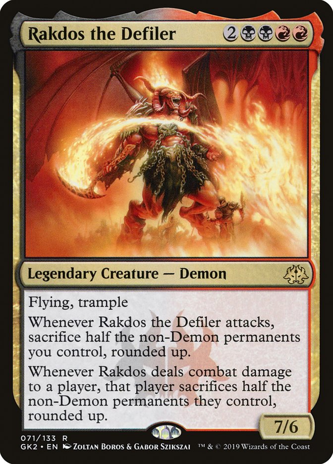 Rakdos the Defiler [Ravnica Allegiance Guild Kit] | Event Horizon Hobbies CA