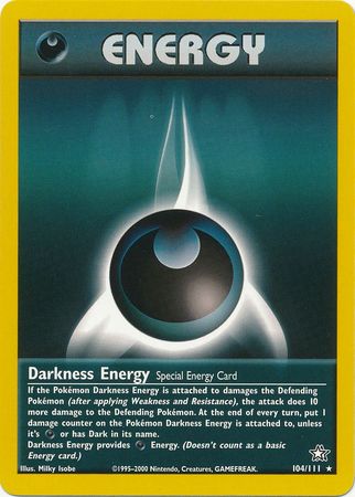 Darkness Energy (104/111) [Neo Genesis Unlimited] | Event Horizon Hobbies CA