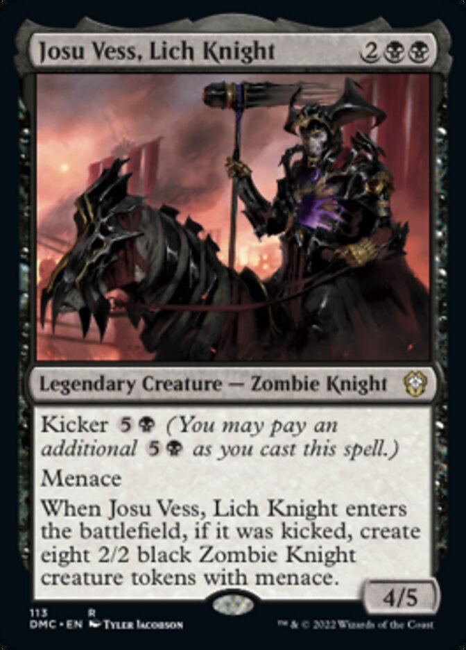 Josu Vess, Lich Knight [Dominaria United Commander] | Event Horizon Hobbies CA