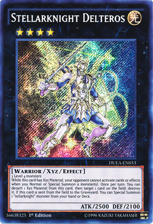 Stellarknight Delteros [DUEA-EN053] Secret Rare | Event Horizon Hobbies CA